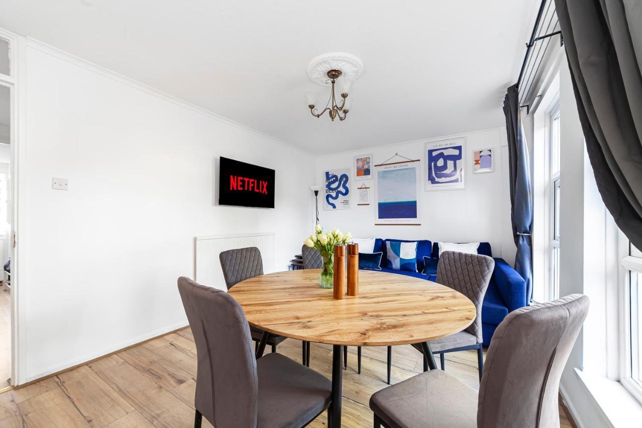 Arte Stays - 3-Bedroom Bright House London, Haggerston, Garden, Parking, 8 Min Walk To Haggerston Station, Weekly Or Monthly Stays, Serviced Accommodation - 7 Guests المظهر الخارجي الصورة
