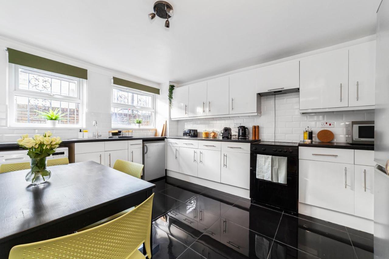 Arte Stays - 3-Bedroom Bright House London, Haggerston, Garden, Parking, 8 Min Walk To Haggerston Station, Weekly Or Monthly Stays, Serviced Accommodation - 7 Guests المظهر الخارجي الصورة